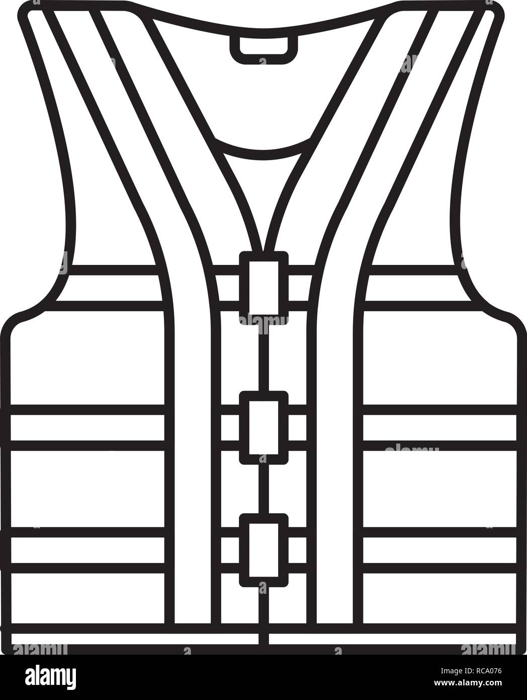 Rescue vest icon, outline style Stock Vector Image & Art - Alamy