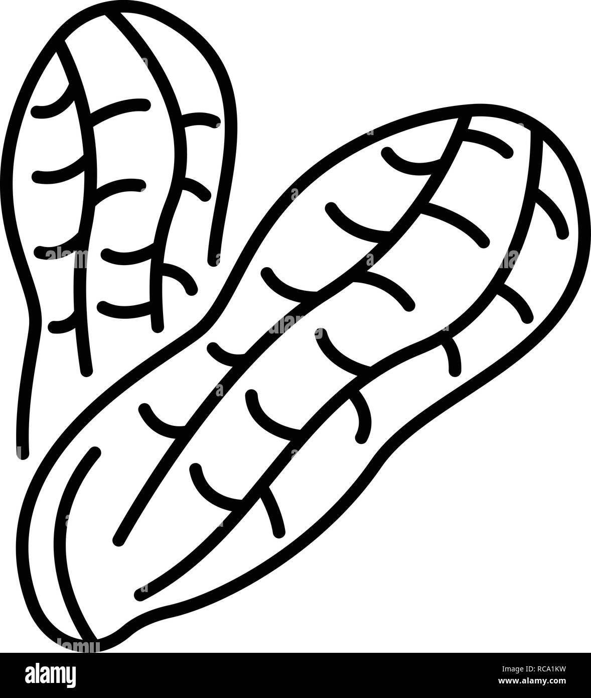 Peanut Outline Clip Art