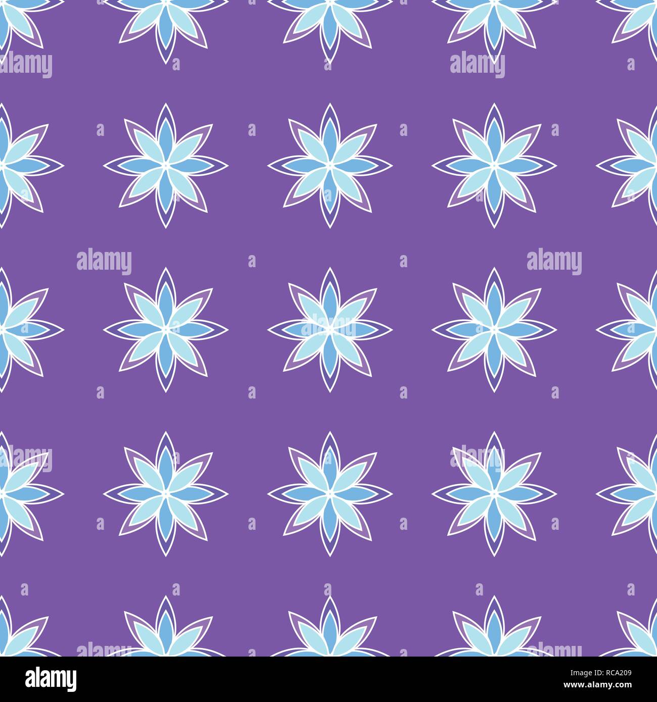 Violet Background Withpattern Seamless floral vector pattern on the violet background Stock Vector ...