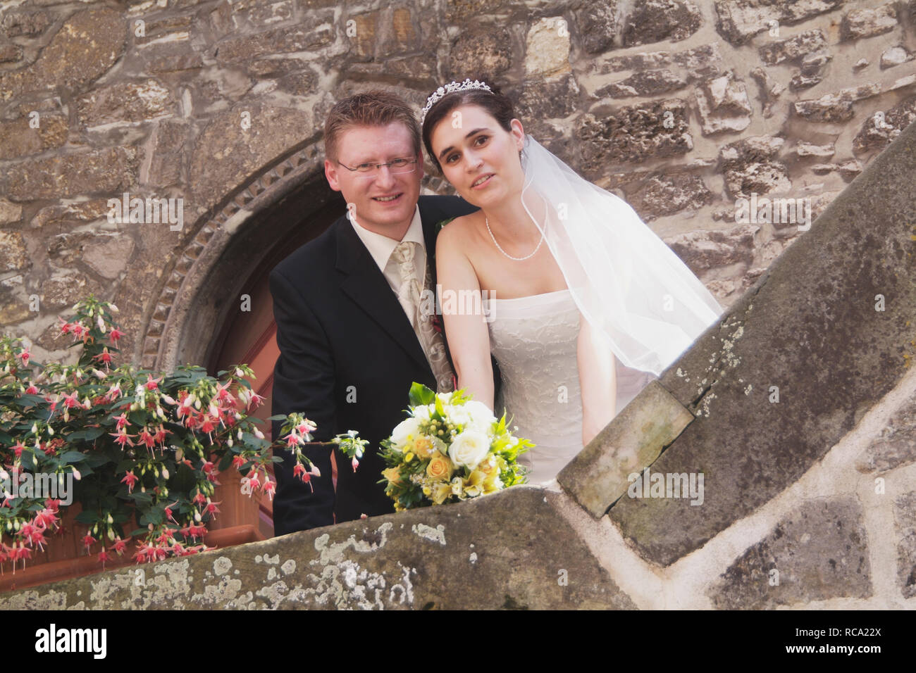Junges Paar heiratet Stock Photo