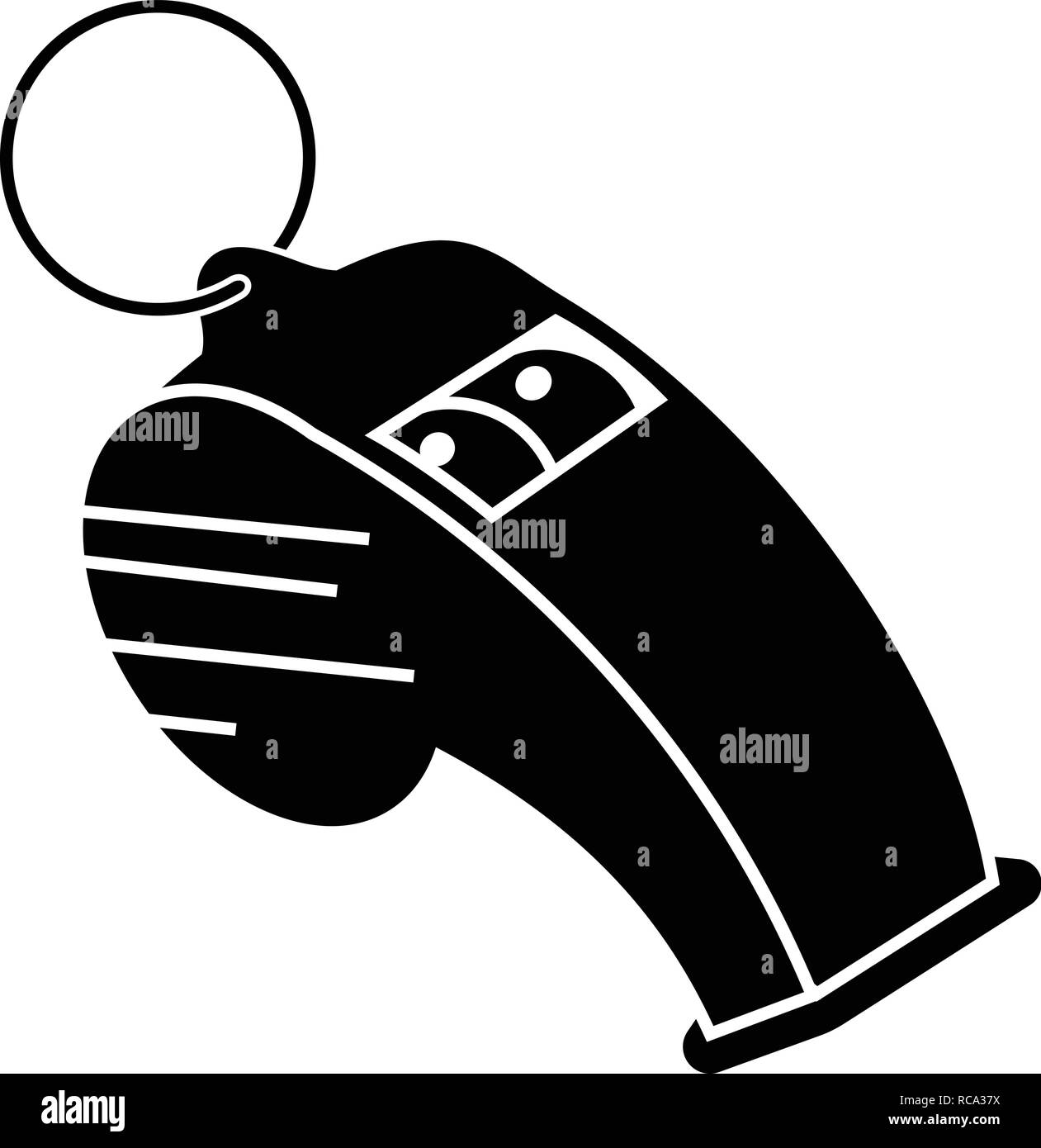 Whistle icon, simple style Stock Vector Image & Art - Alamy