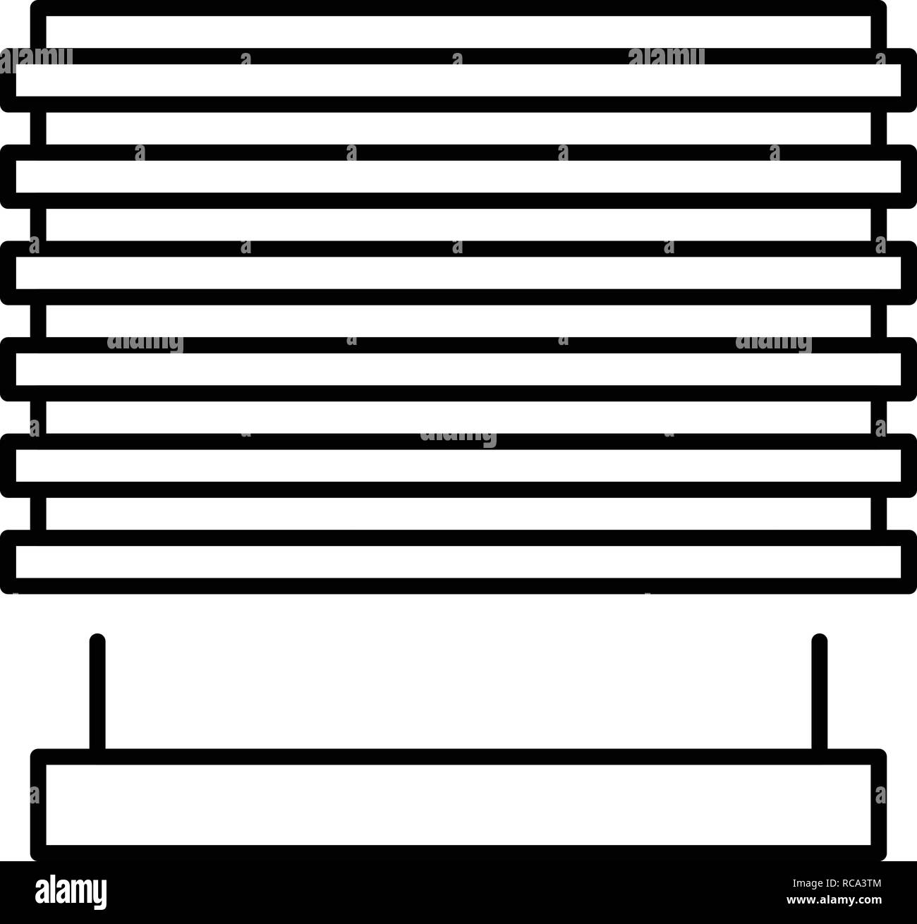 Metal outdoor louvers icon, outline style Stock Vector Image & Art - Alamy