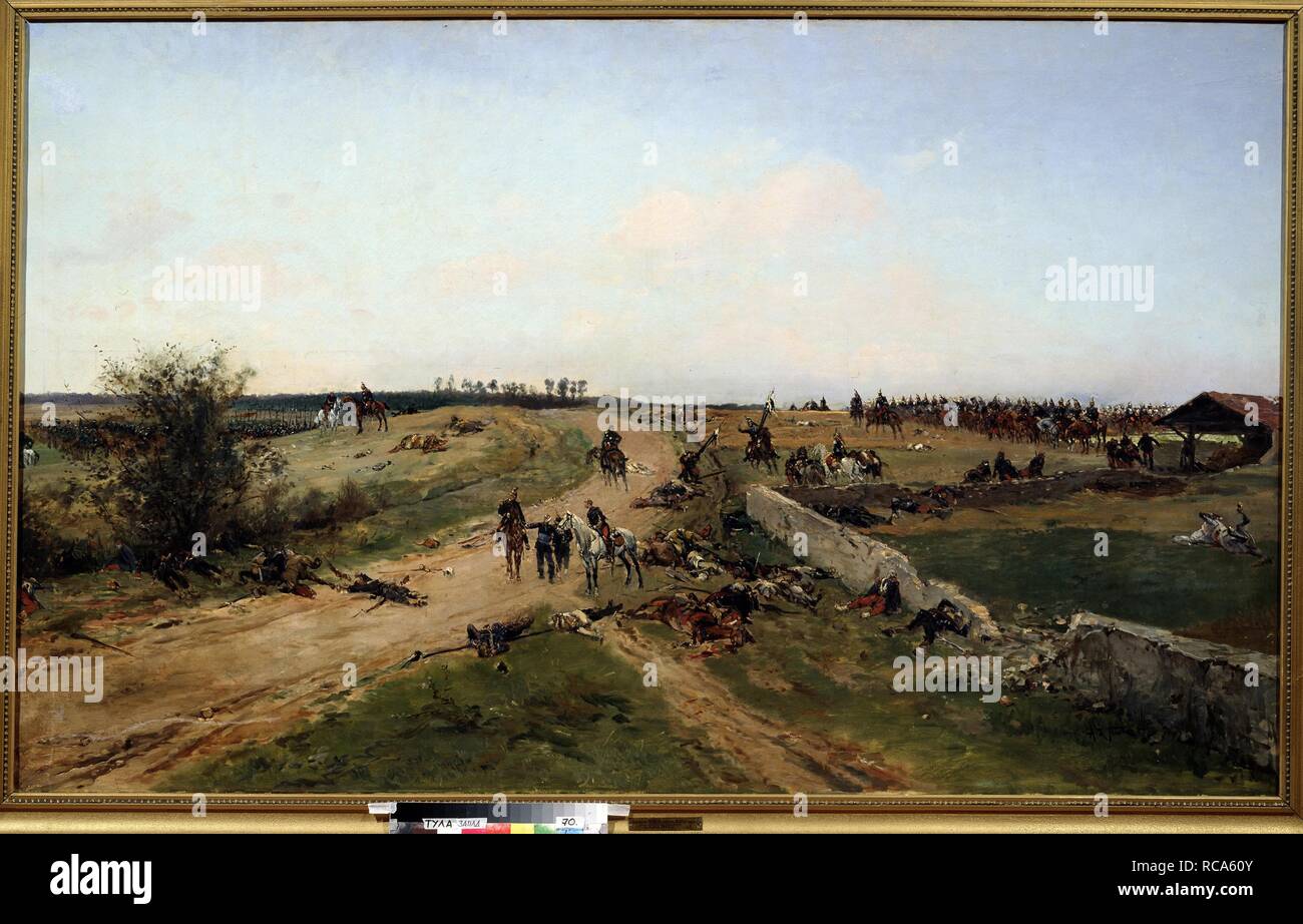 Scene from the Franco-Prussian War 1870. Museum: State Art Museum, Tula. Author: Neuville, Alphonse Marie, de. Stock Photo