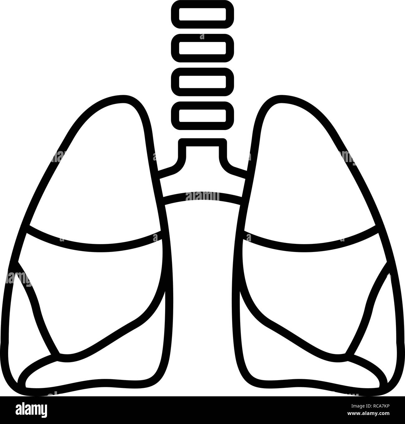 Respiratory system diagram Black and White Stock Photos & Images - Alamy
