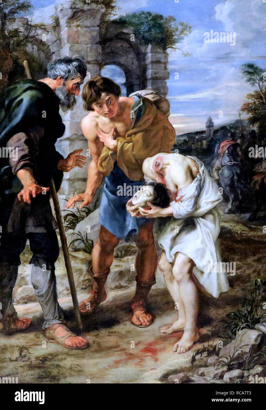 The Miracle of Saint Justus. Museum: Musée des Beaux-Arts, Bordeaux. Author: Rubens, Pieter Paul. Stock Photo