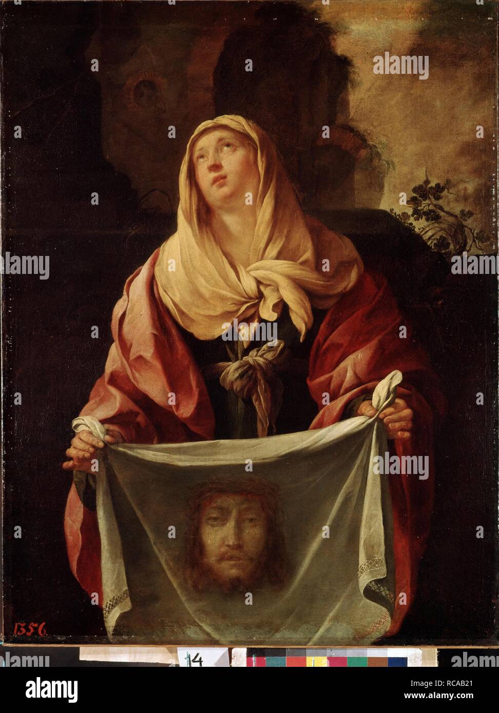 Saint Veronica. Museum: State Hermitage, St. Petersburg. Author: BLANCHARD, JACQUES. Stock Photo