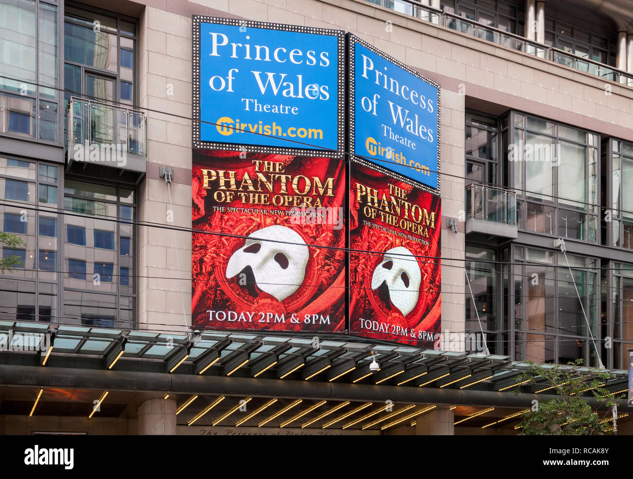 The Princess of Wales Theatre sign. City of Toronto, Ontario, Canada. Stock Photo