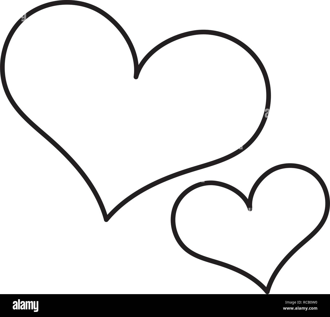 red paper hearts happy valentines day vector illustration Stock Vector ...