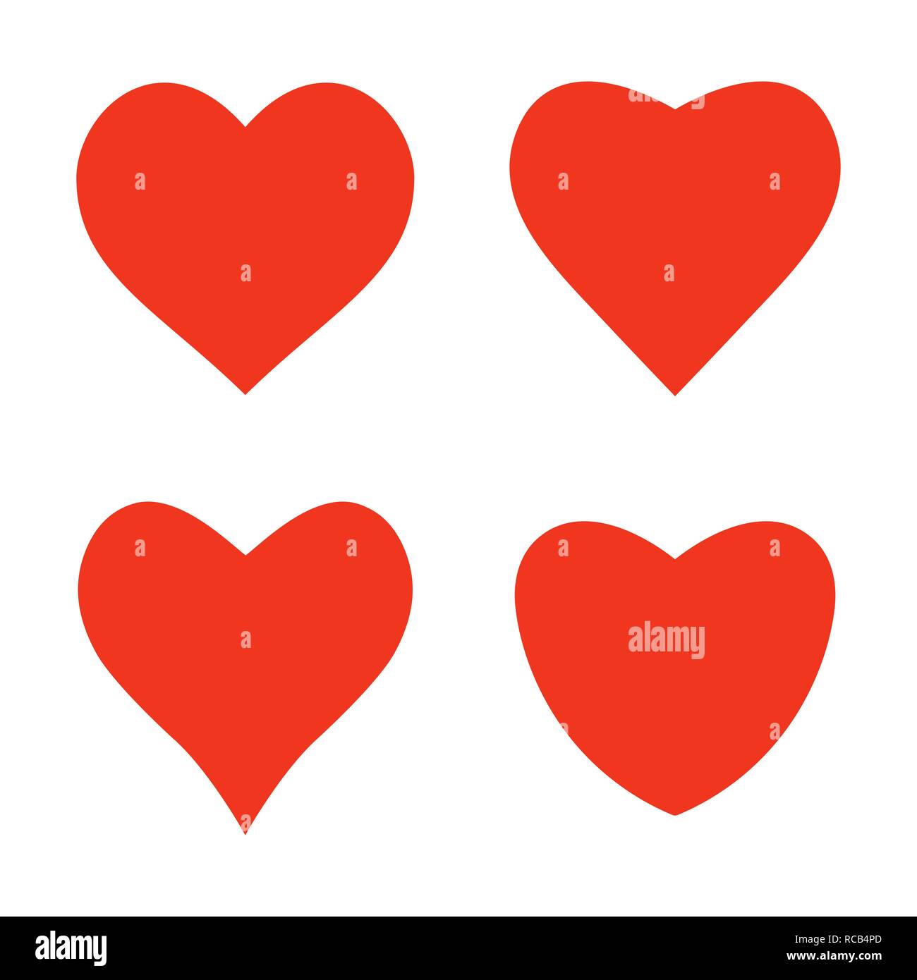 Heart icon love symbol Vector illustrations. Flat design Stock Vector ...