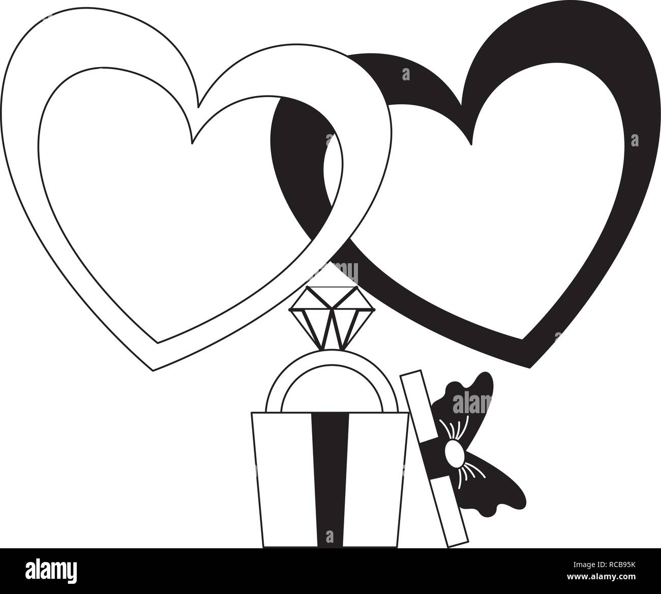 valentine day card Stock Vector Image & Art - Alamy