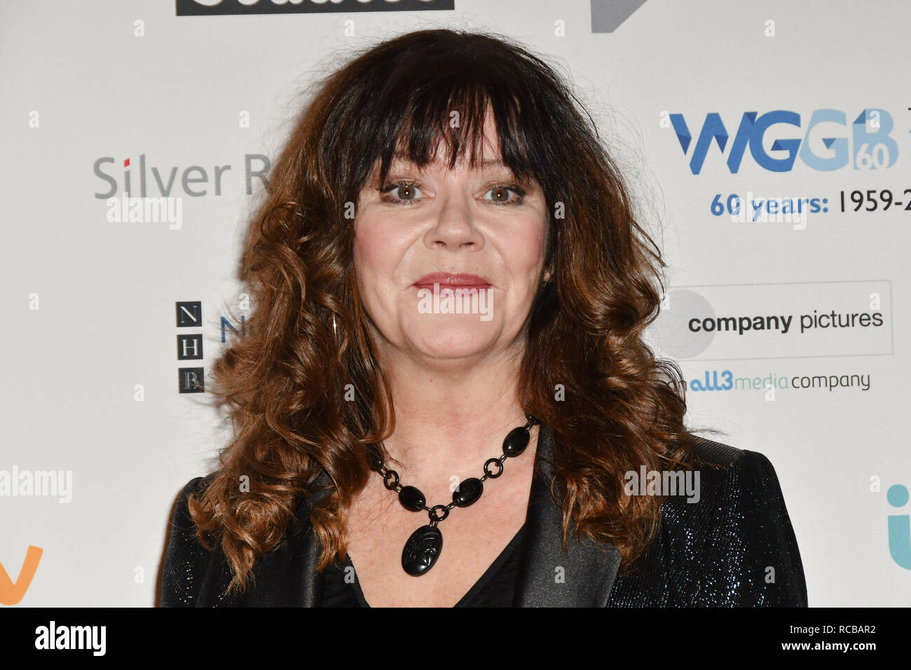 London, UK. 14th Jan, 2019. Josie Lawrence attends 2019 Writers' Guild Awards at Royal College of Physicians on 14 January 2019, London, UK Credit: Picture Capital/Alamy Live News Stock Photo