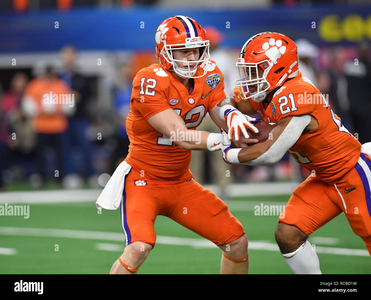 Arlington Tx Usa 29th Dec 2018 Clemson Quarterback Ben