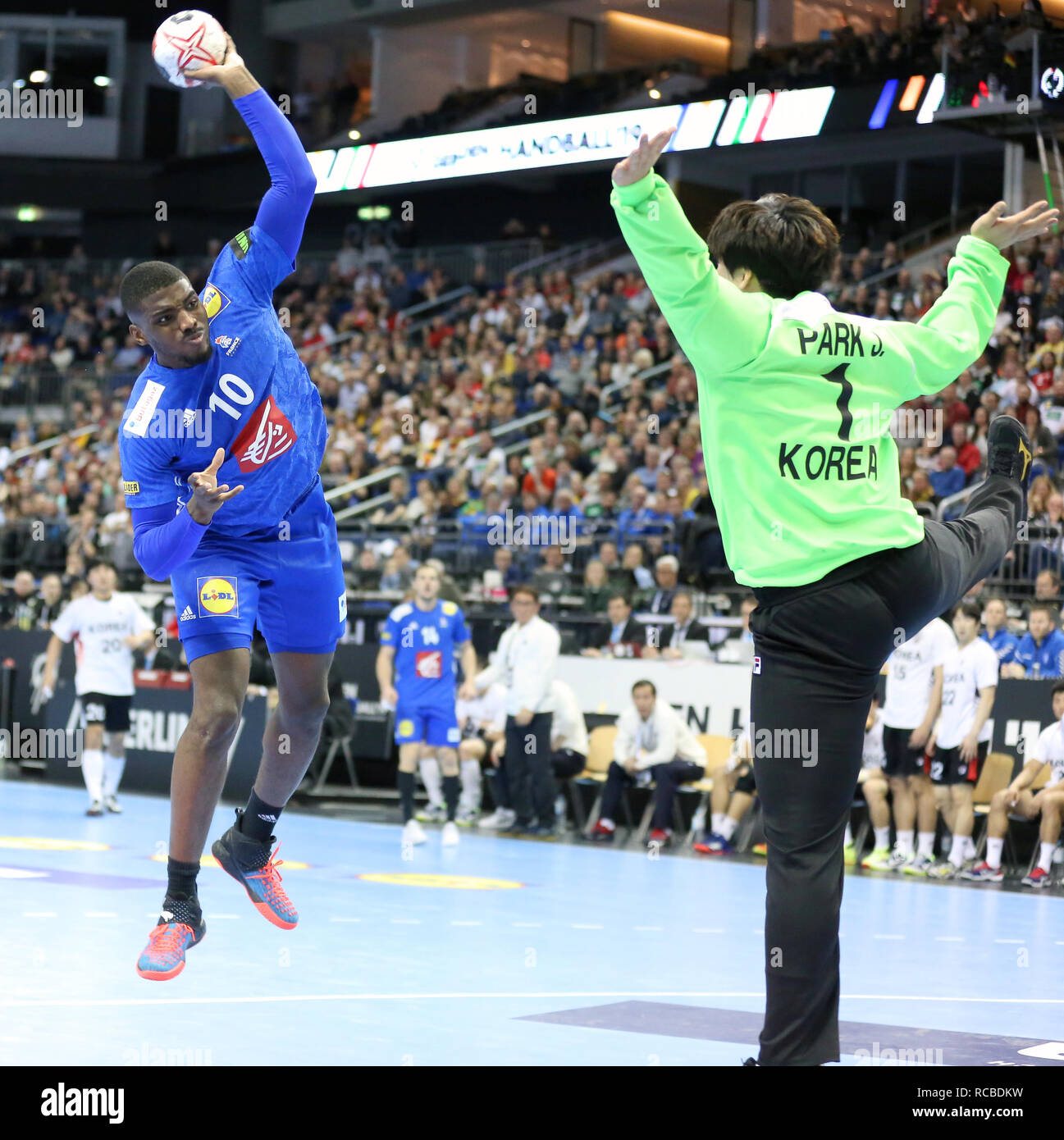 Berlin, Germany. 14th Jan, 2019. Handball IHF Men's World Championship 