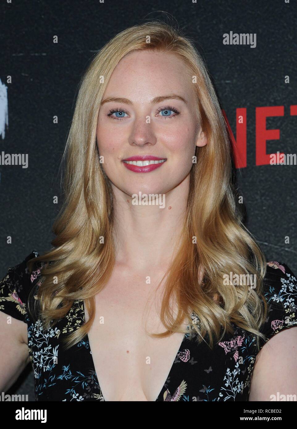 Los Angeles, CA, USA. 14th Jan, 2019. Deborah Ann Woll at arrivals for MARVEL's THE PUNISHER Premiere on NETFLIX, ArcLight Hollywood, Los Angeles, CA January 14, 2019. Credit: Elizabeth Goodenough/Everett Collection/Alamy Live News Stock Photo
