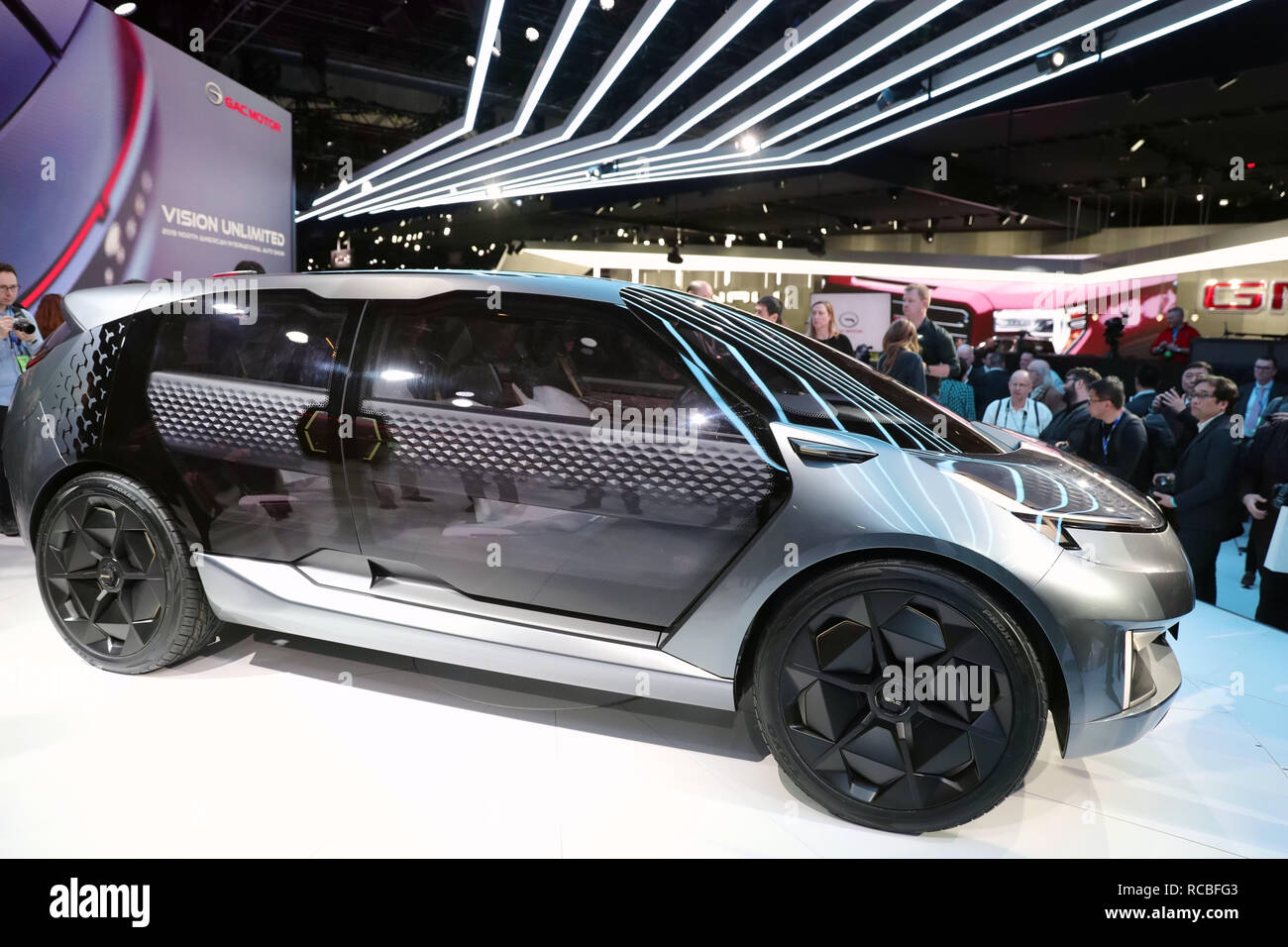 Detroit, USA. 14th Jan, 2019. Guangzhou Automobile Group Motor Co., Ltd