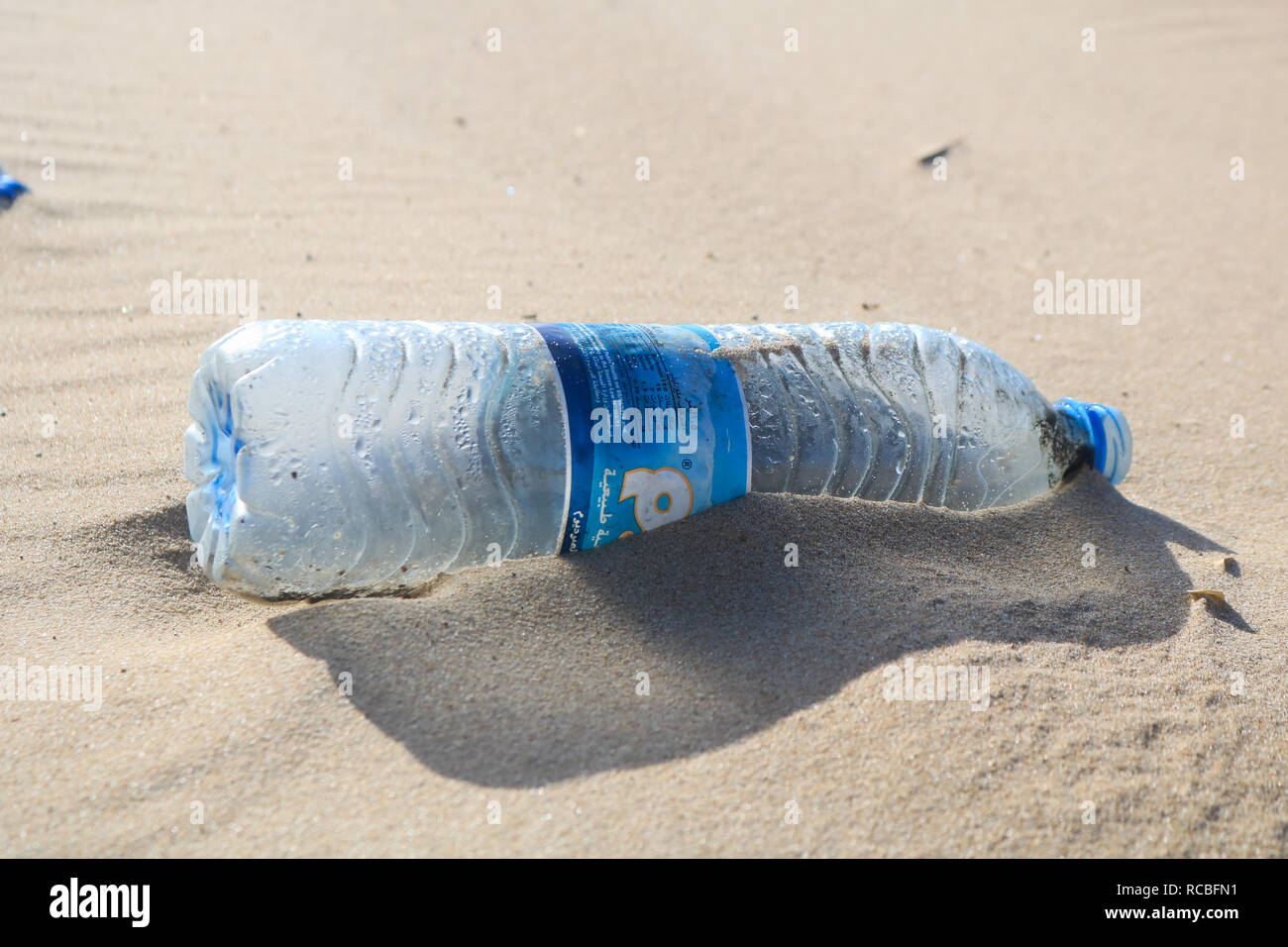 Beirut, Lebanon. 15th January 2019. Empty bottles amongst hundreds of