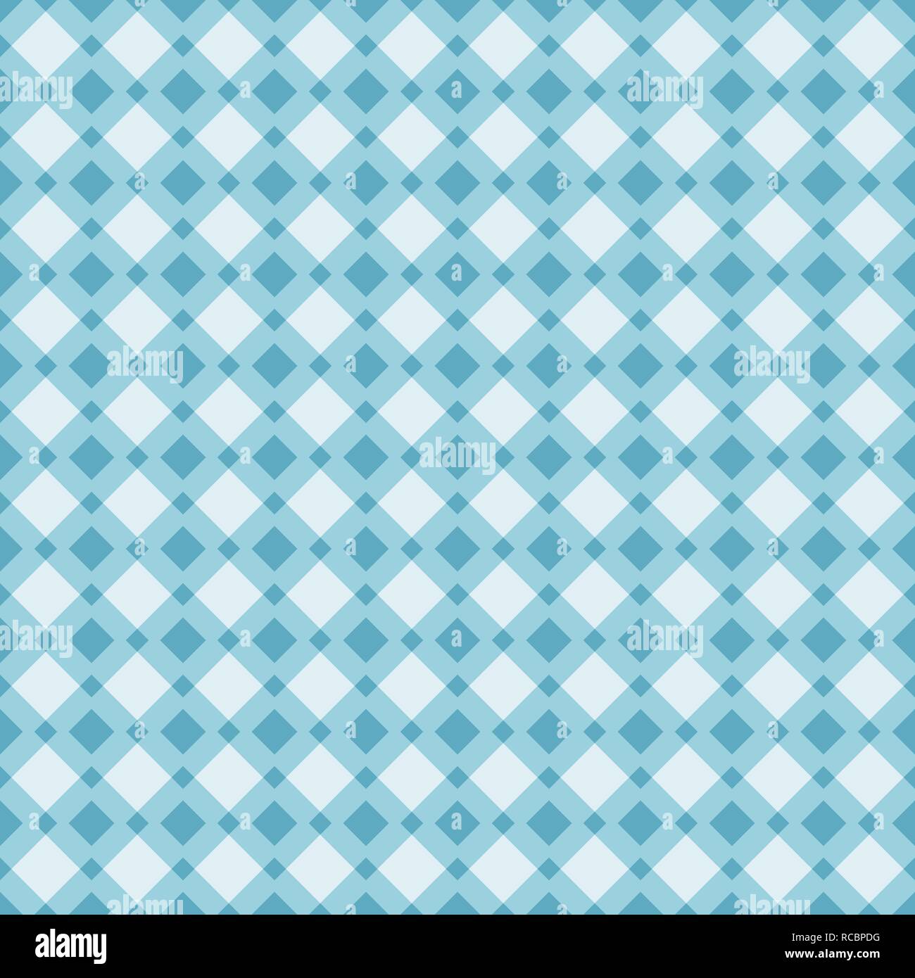 Colored clean diagonal seamless pattern with rhombuses. Vector background. Stock Vector