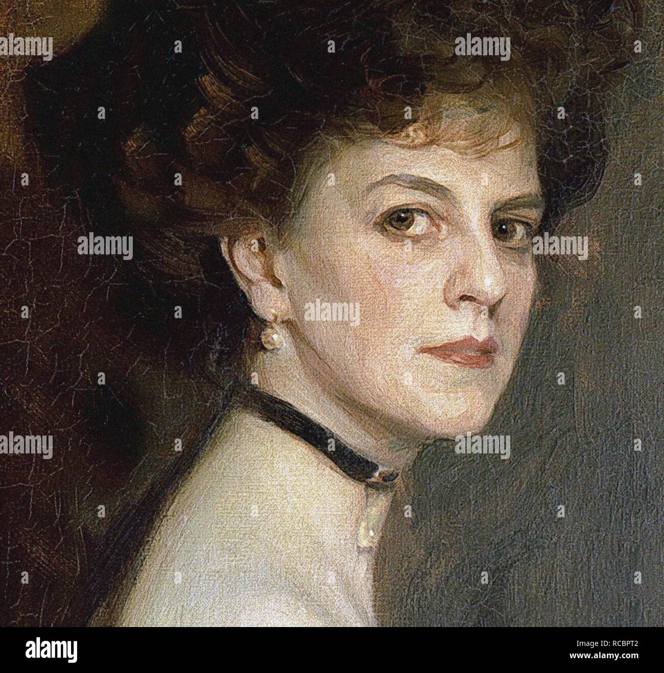 Élisabeth, Countess Greffulhe (1860-1952), née de Riquet de Caraman-Chimay (Detail). Museum: PRIVATE COLLECTION. Author: LASZLO, PHILIP DE. Stock Photo