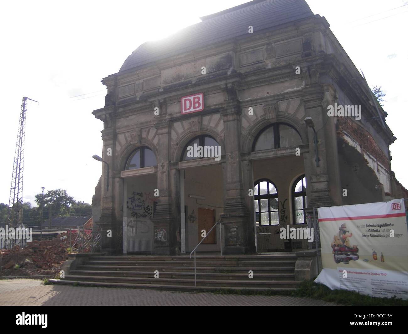 117 Jahre Bahnhof Gößnitz Stock Photo Alamy