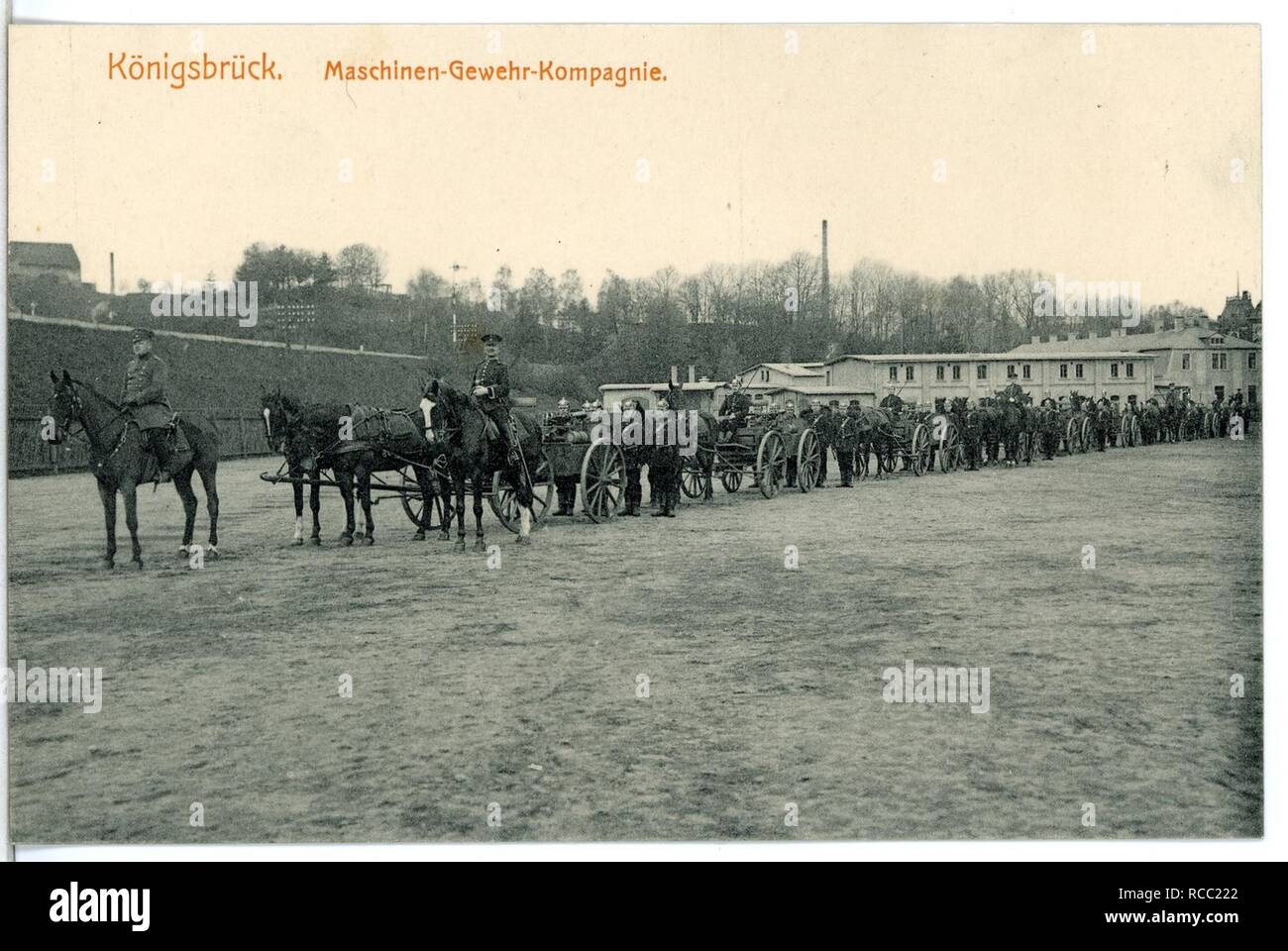 11994-Döbeln-1910-11. Infanterie-Regiment Nr. 139 Maschinengewehr-Kompagnie- Stock Photo
