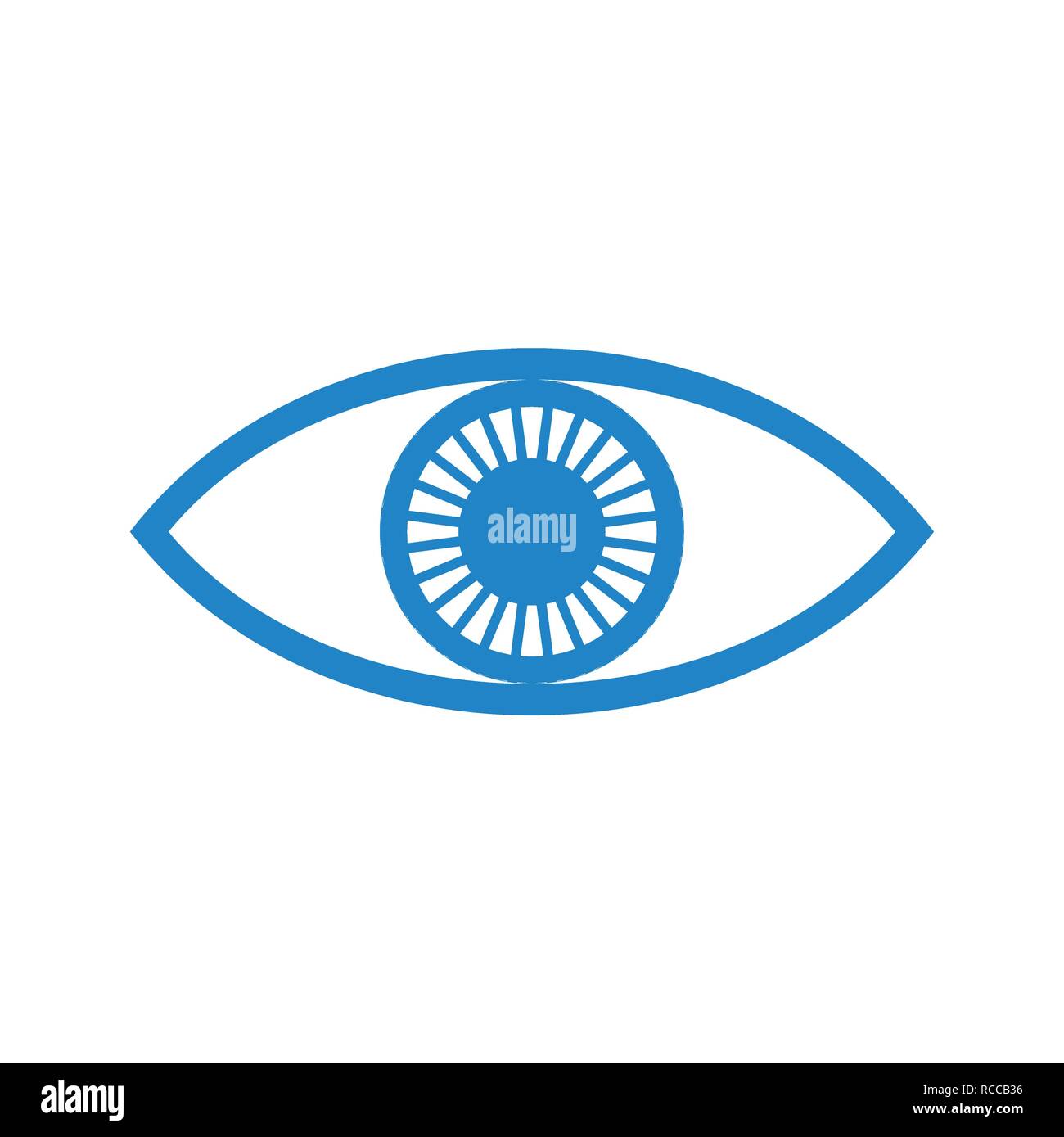 Eye icon on white background for graphic and web design, Modern simple ...