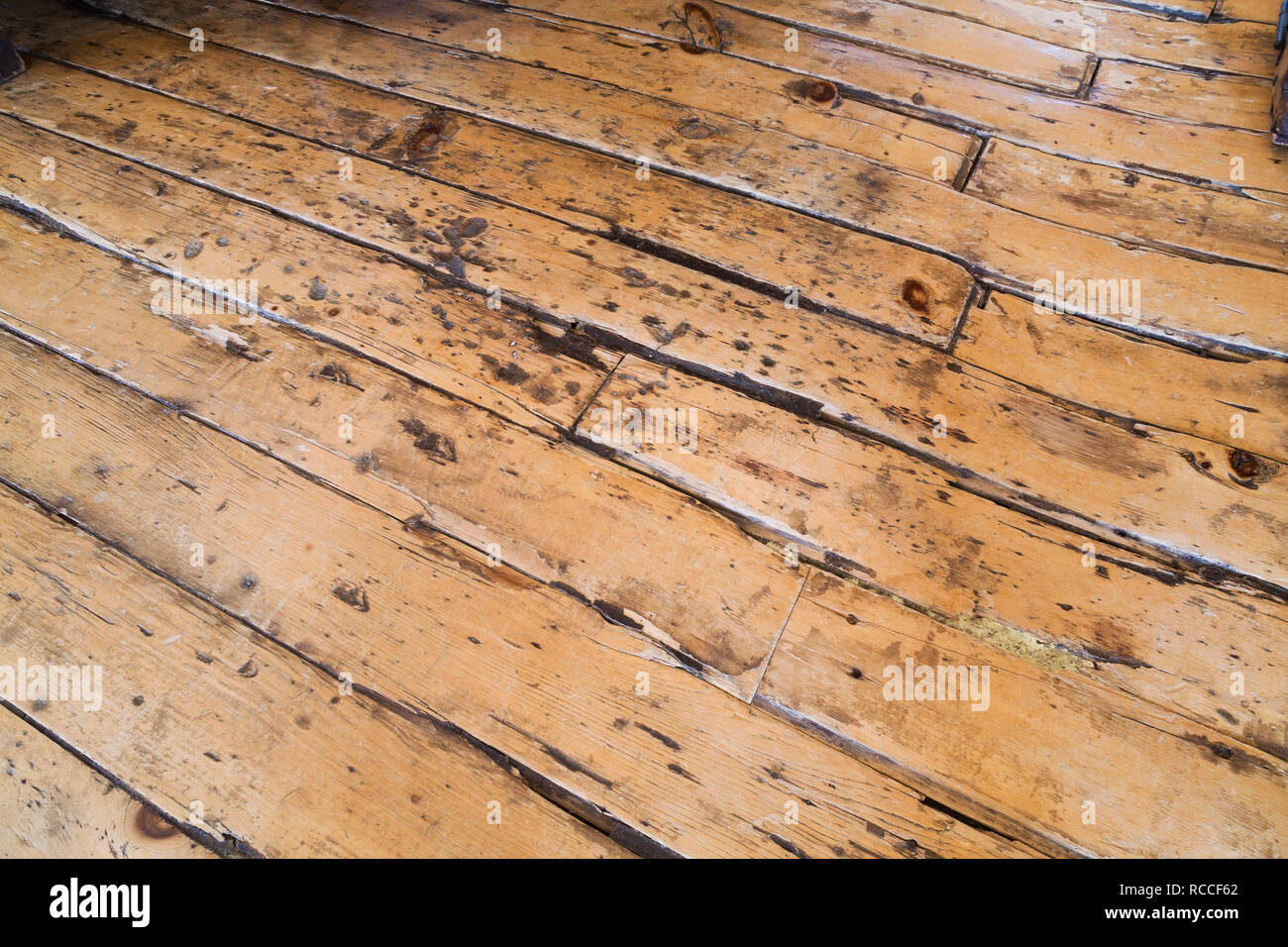 Worn floorboards hires stock photography and images Alamy