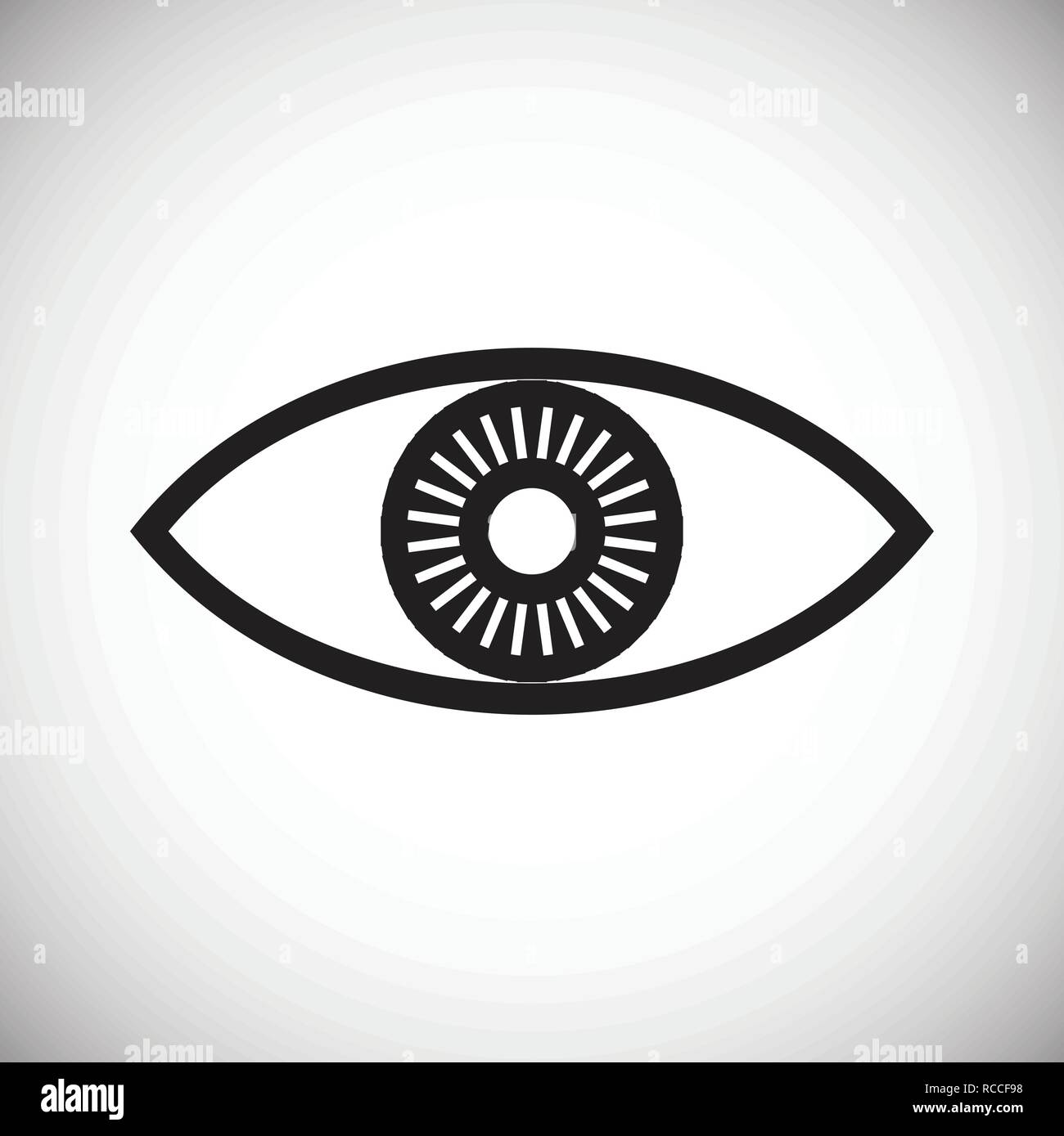 Eye icon on white background for graphic and web design, Modern simple ...
