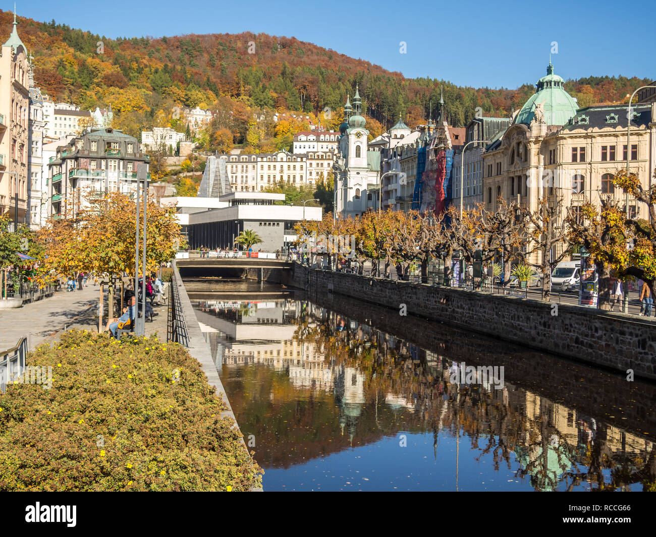 Karlovy Vary Tschechien Stock Photo Alamy
