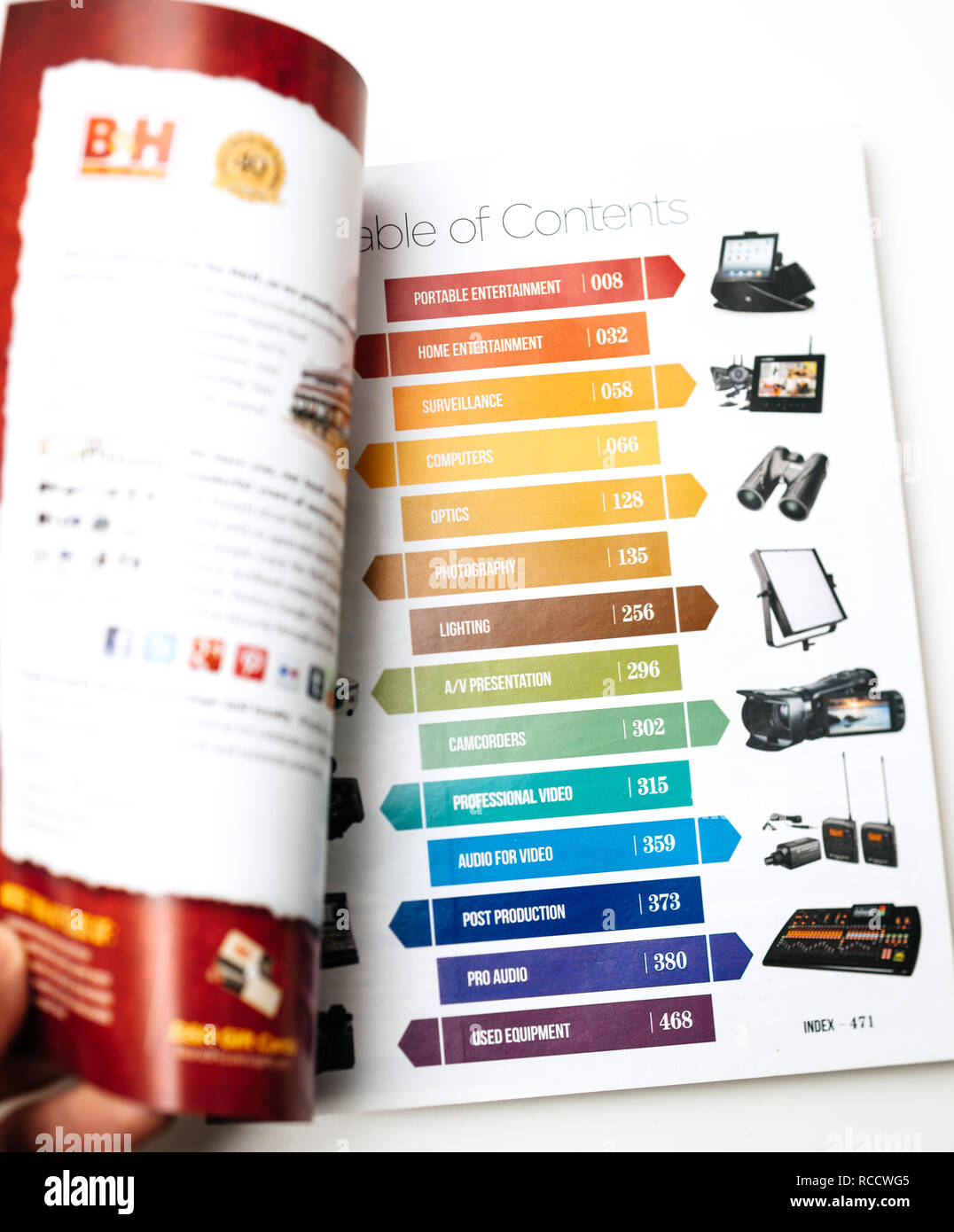 PARIS, FRANCE 14 JAN 2018 B H photo Video pro Audio Magazine