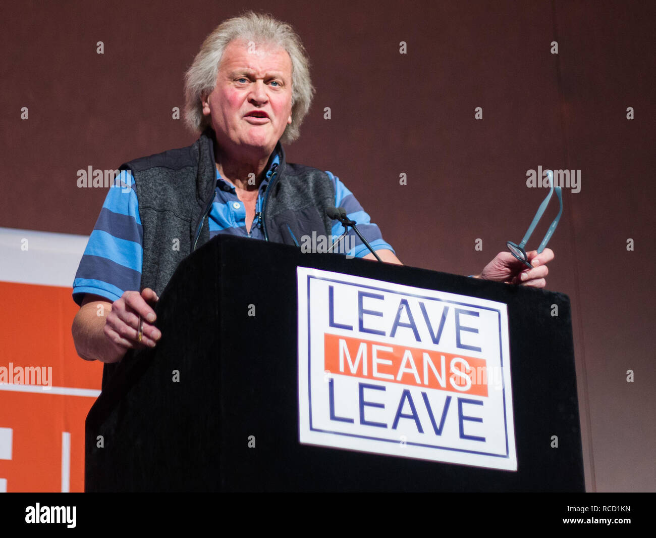 'Leave Means Leave' rally held at Queen Elizabeth II Conference Centre  Featuring: Tim Martin Where: London, United Kingdom When: 14 Dec 2018 Credit: Wheatley/WENN Stock Photo