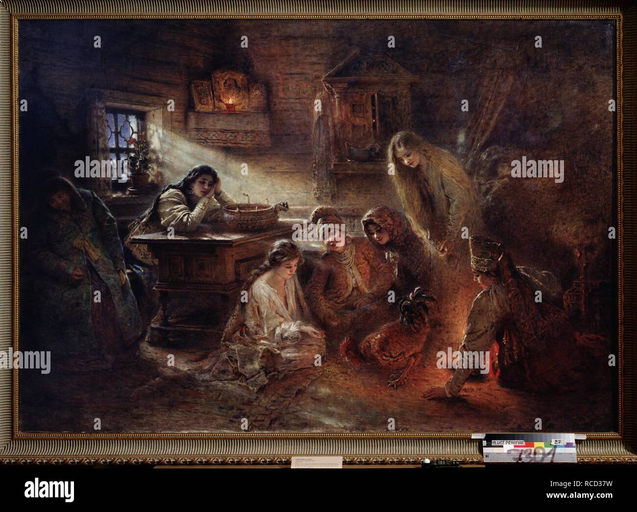 Christmas Eve fortune telling. Museum State Museum of Religious