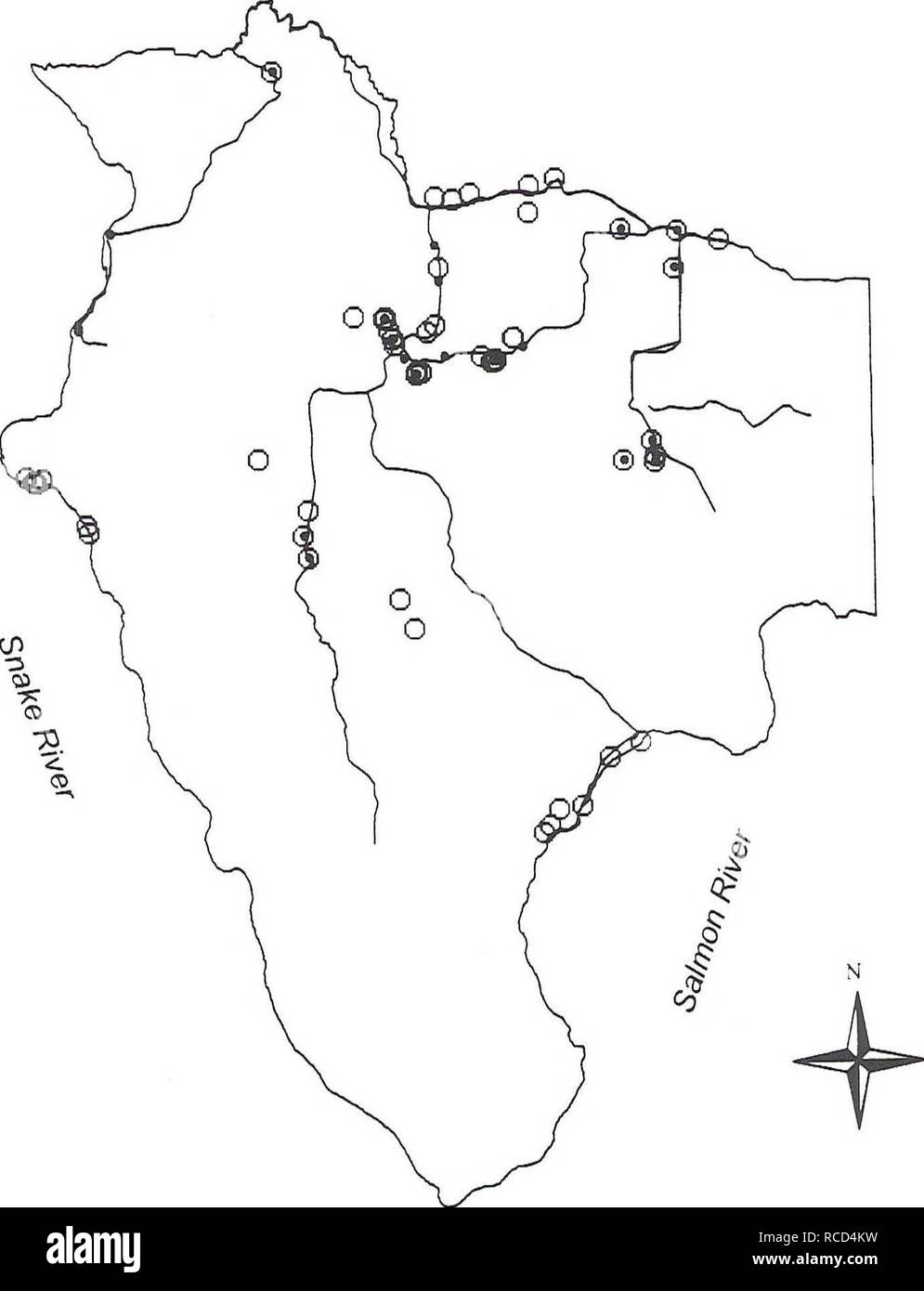 . Distribution, relative abundance, and habitat associations of amphibians and reptiles on Craig Mountain, Idaho. Amphibians; Reptiles. Pacific Treefrog Pseudacris regilla. Q Ponds • Pacific Treefrog observations A/ Roads g 2 4 6 8 10 Miles 0 2 4 6 8 10 Kilometers Figure 10. Pacific Treefrog dot-distribution map (surveys and incidental observations).. Please note that these images are extracted from scanned page images that may have been digitally enhanced for readability - coloration and appearance of these illustrations may not perfectly resemble the original work.. Llewellyn, Robin L; Peter Stock Photo