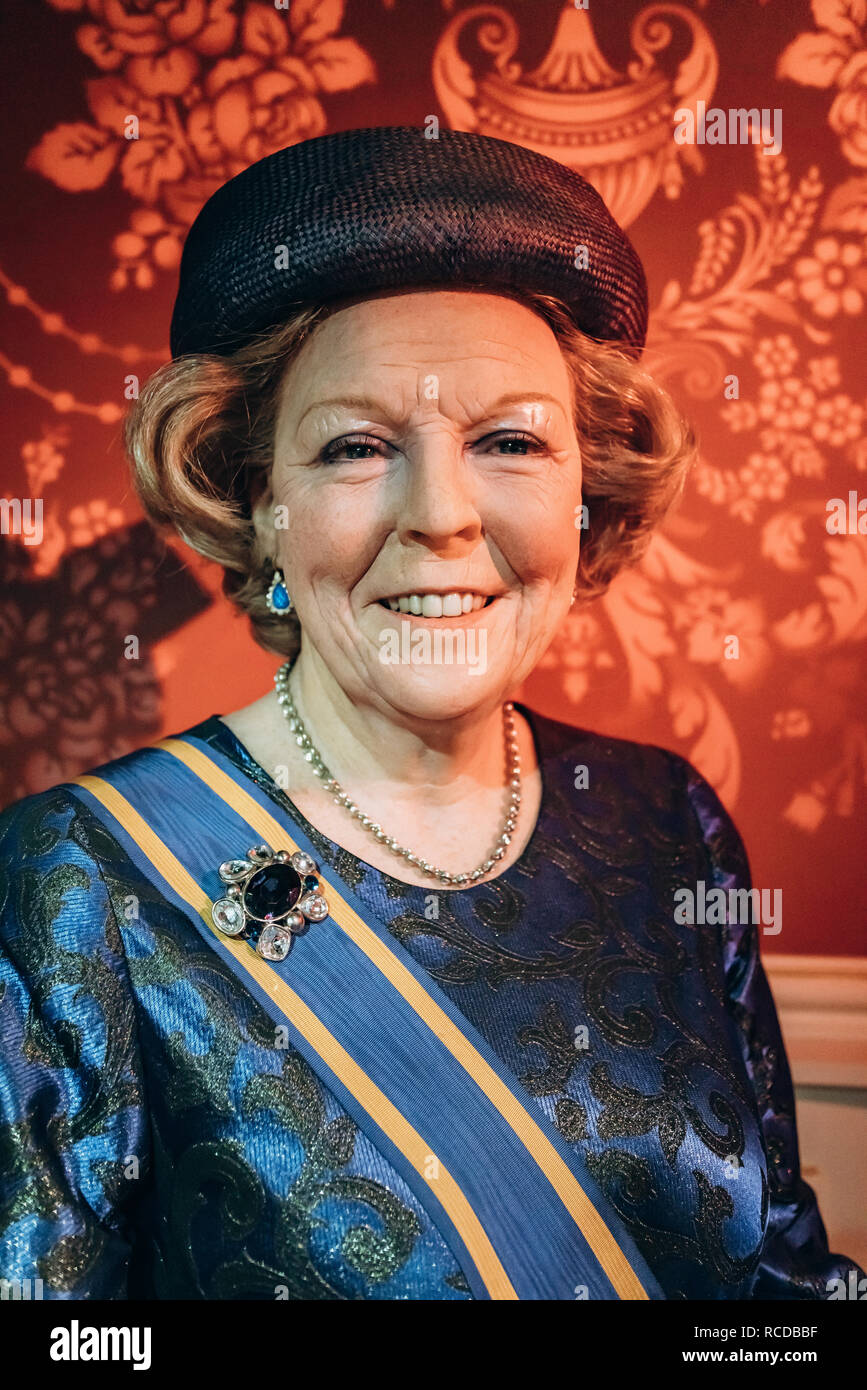 Amsterdam, Netherlands September 5, 2017 Madame Tussauds Wax museum