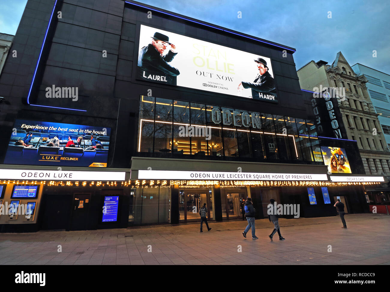 Odeon Leicester Square, iconic home of London Film Premieres, has recently reopened after a £