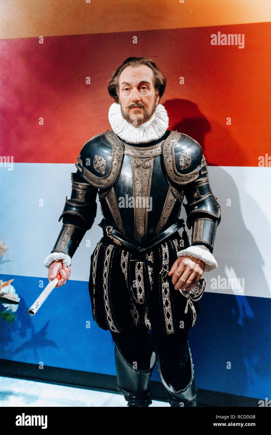 Amsterdam, Netherlands September 5, 2017 Madame Tussauds Wax museum