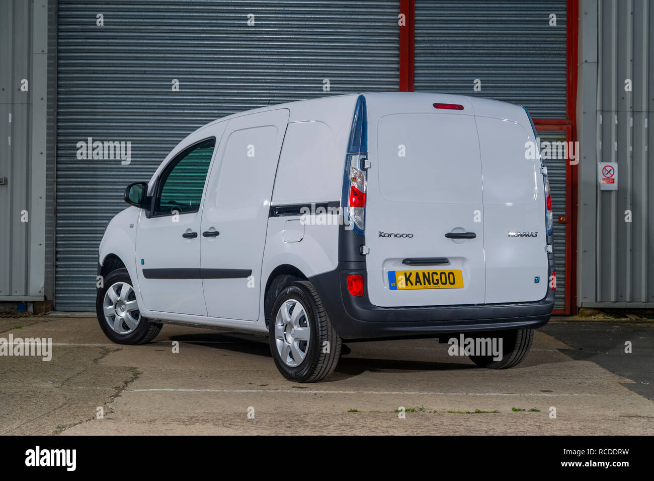2013 Renault Kangoo Ze Electric Van Stock Photo Alamy