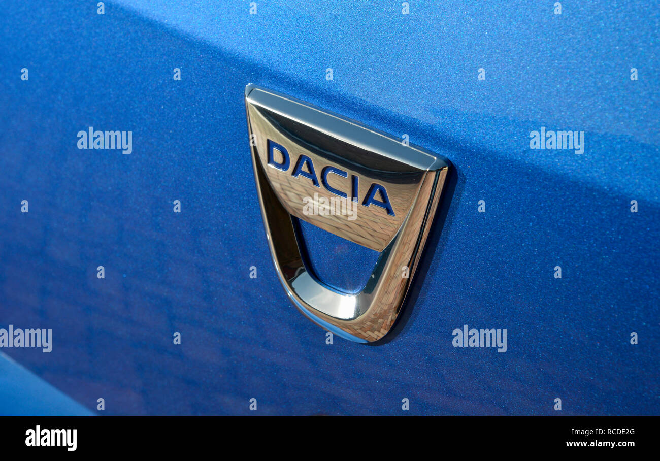 2013 Dacia Sandero budget compact car Stock Photo