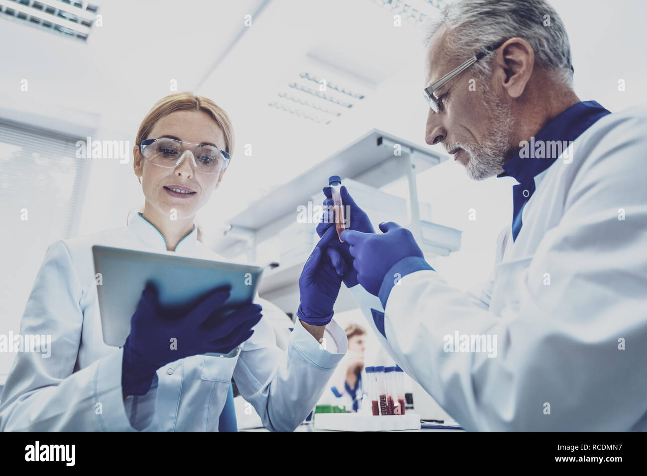 Lab Assistant Saying Cheerful lab hi-res stock photography and images - Alamy