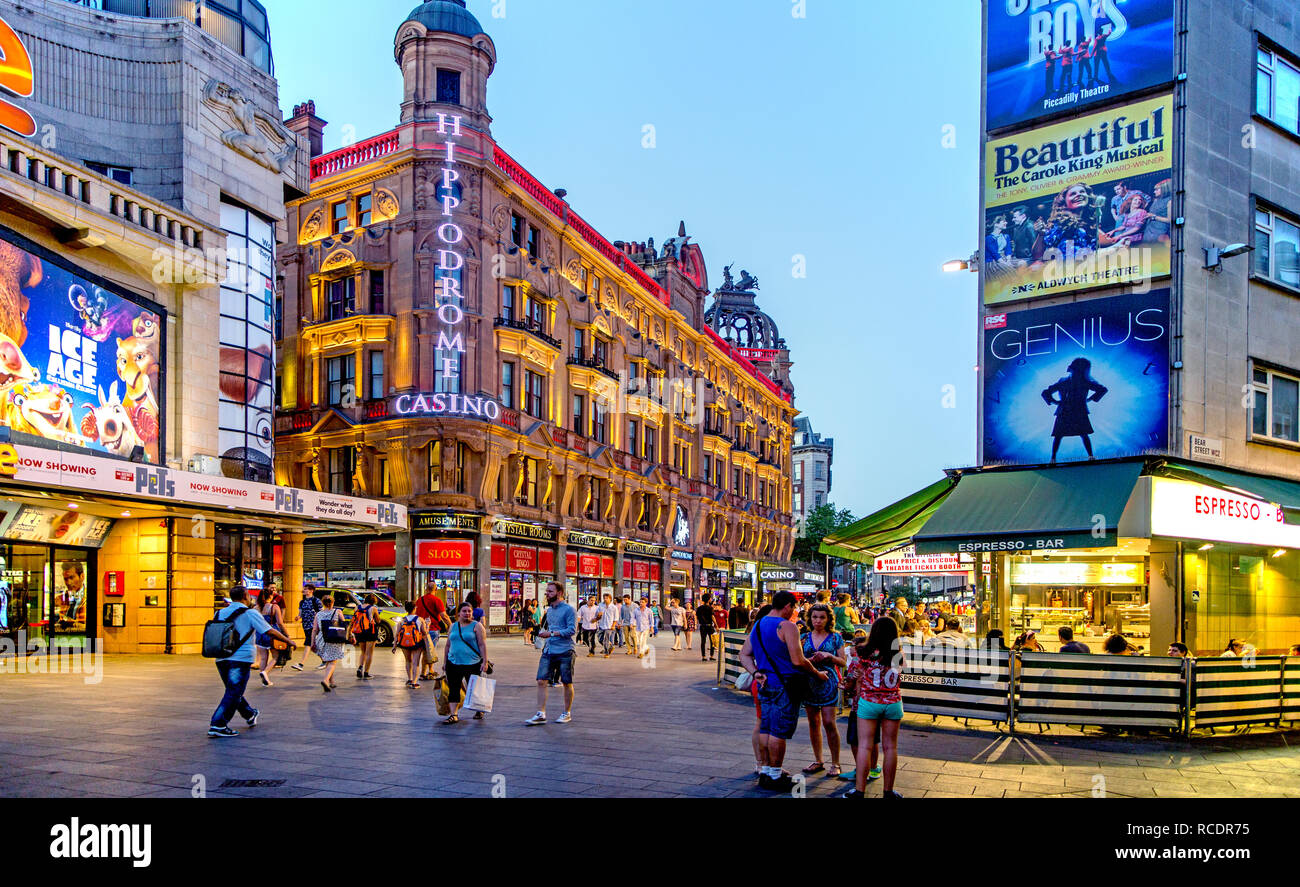 Leicester square london historical hi-res stock photography and images - Alamy