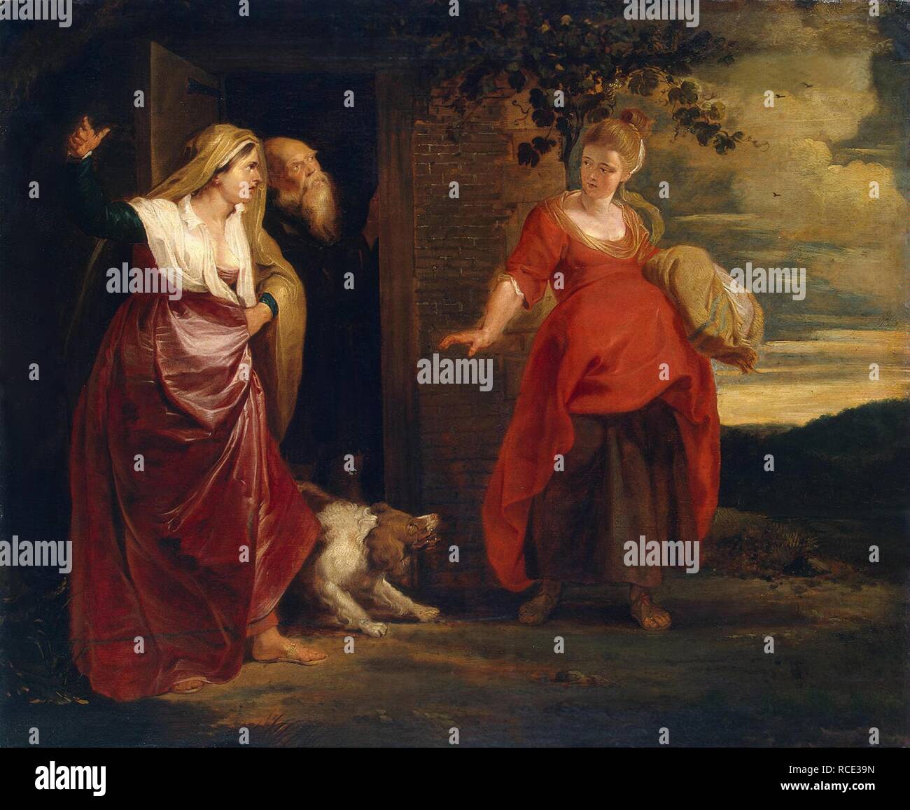 Hagar Leaves the House of Abraham. Museum State Hermitage, St