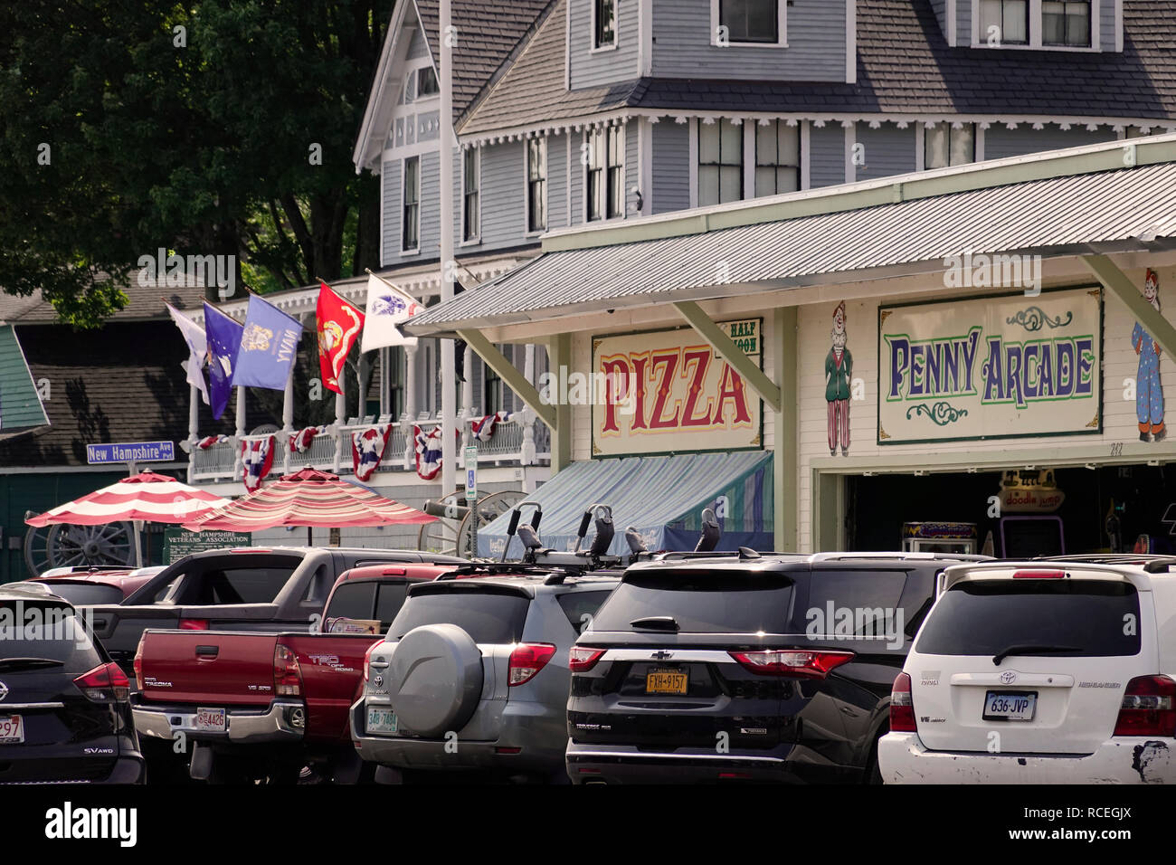 Weirs Beach Lake Winnipesaukee New Hampshire Stock Photo Alamy