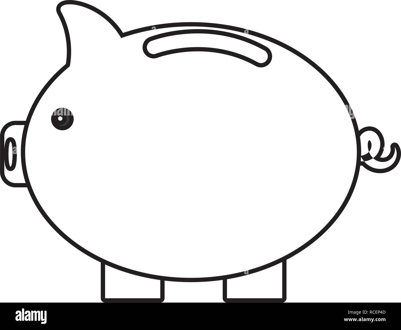 piggy saving icon Stock Vector Image & Art - Alamy