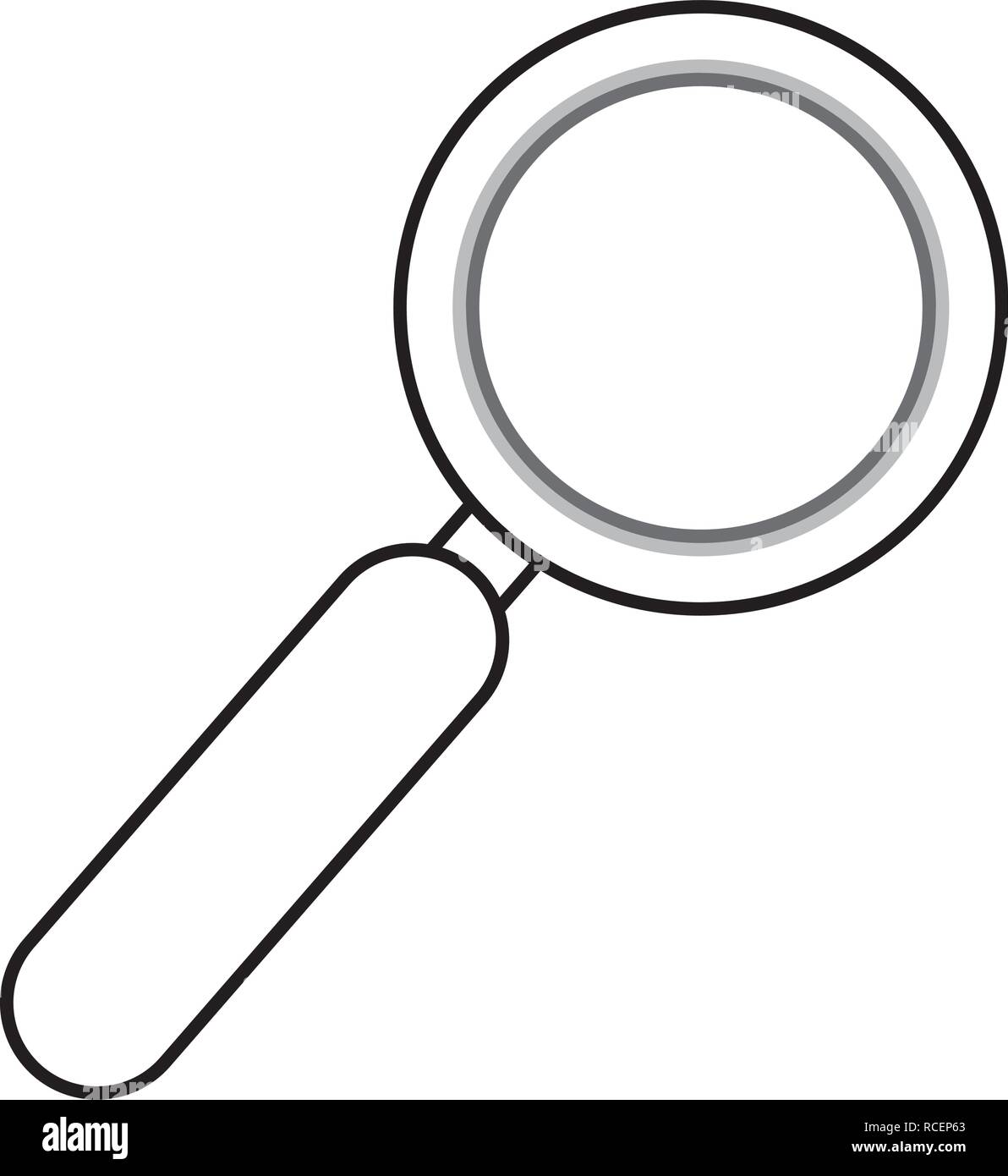 Magnifying Glass Icon Stock Vector Image And Art Alamy