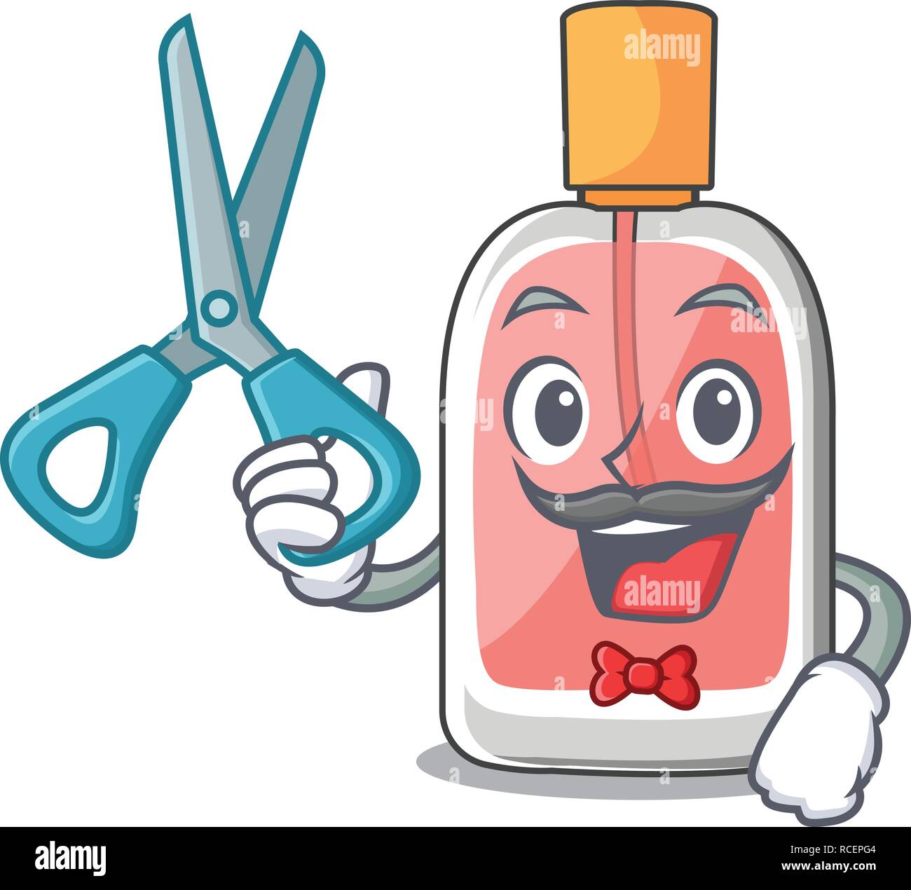 Barber perfume in the a cartoon bottle Stock Vector Image & Art Alamy