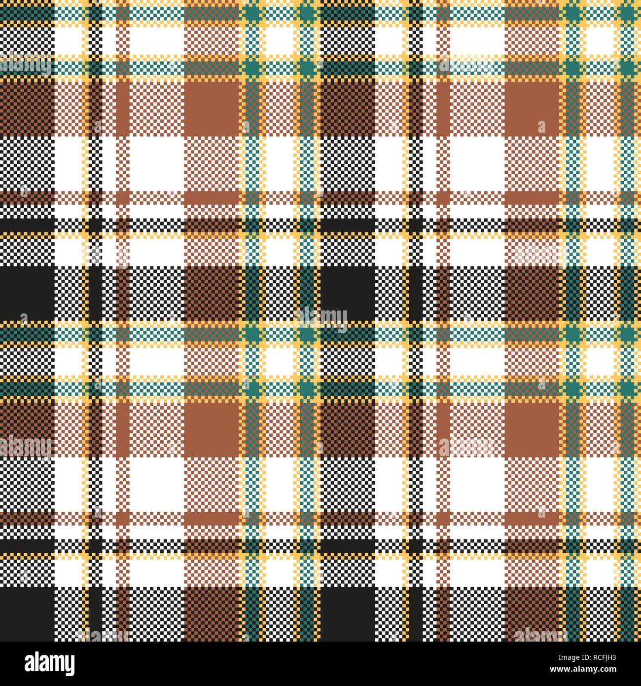 Check plaid seamless pattern. Vector illustration Stock Vector Image ...