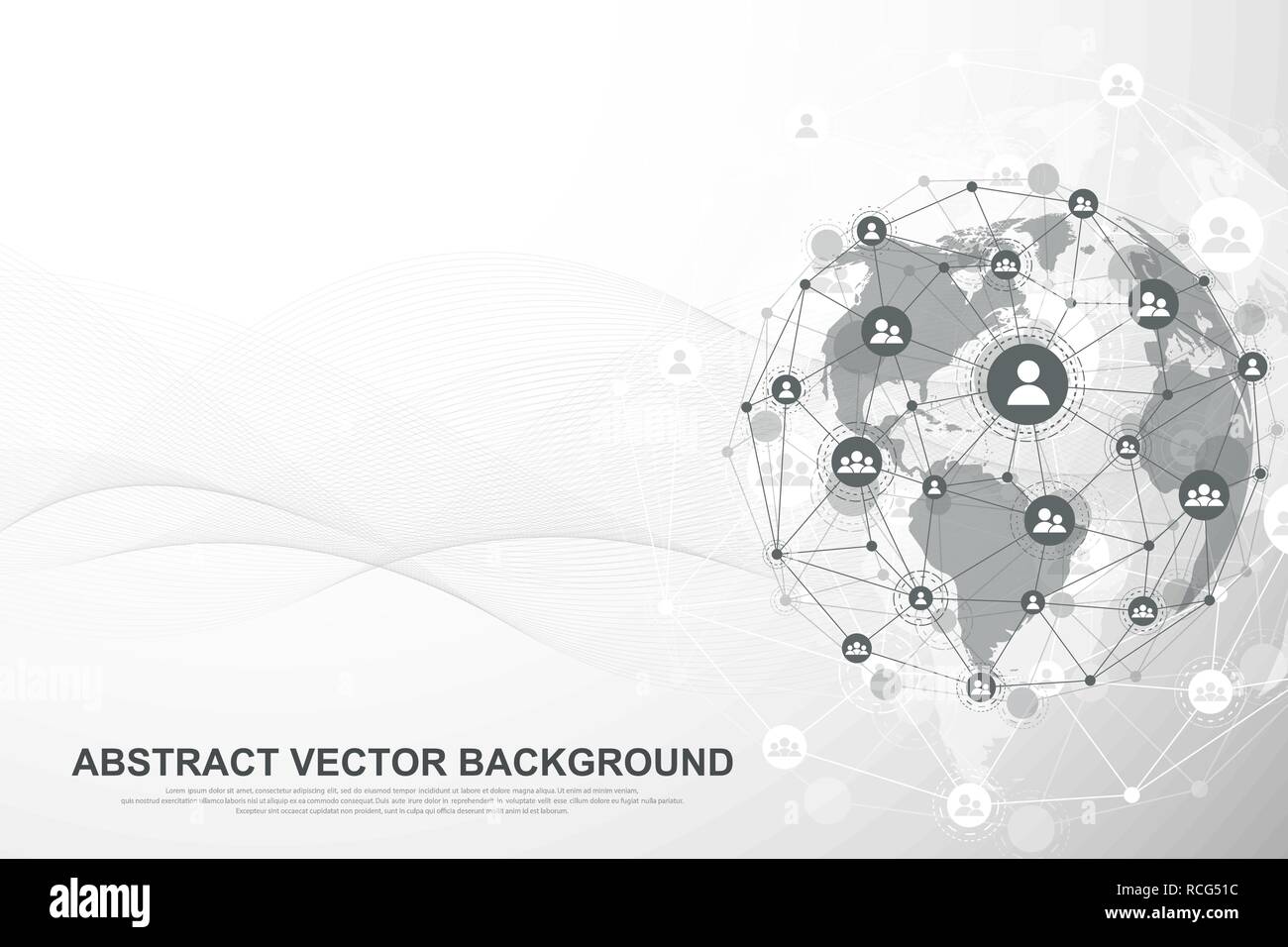 Futuristic abstract background blockchain technology. Global internet  network connection. Peer to peer network business concept. Global cryptocurrency  blockchain vector banner. Wave flow Stock Vector Image & Art - Alamy