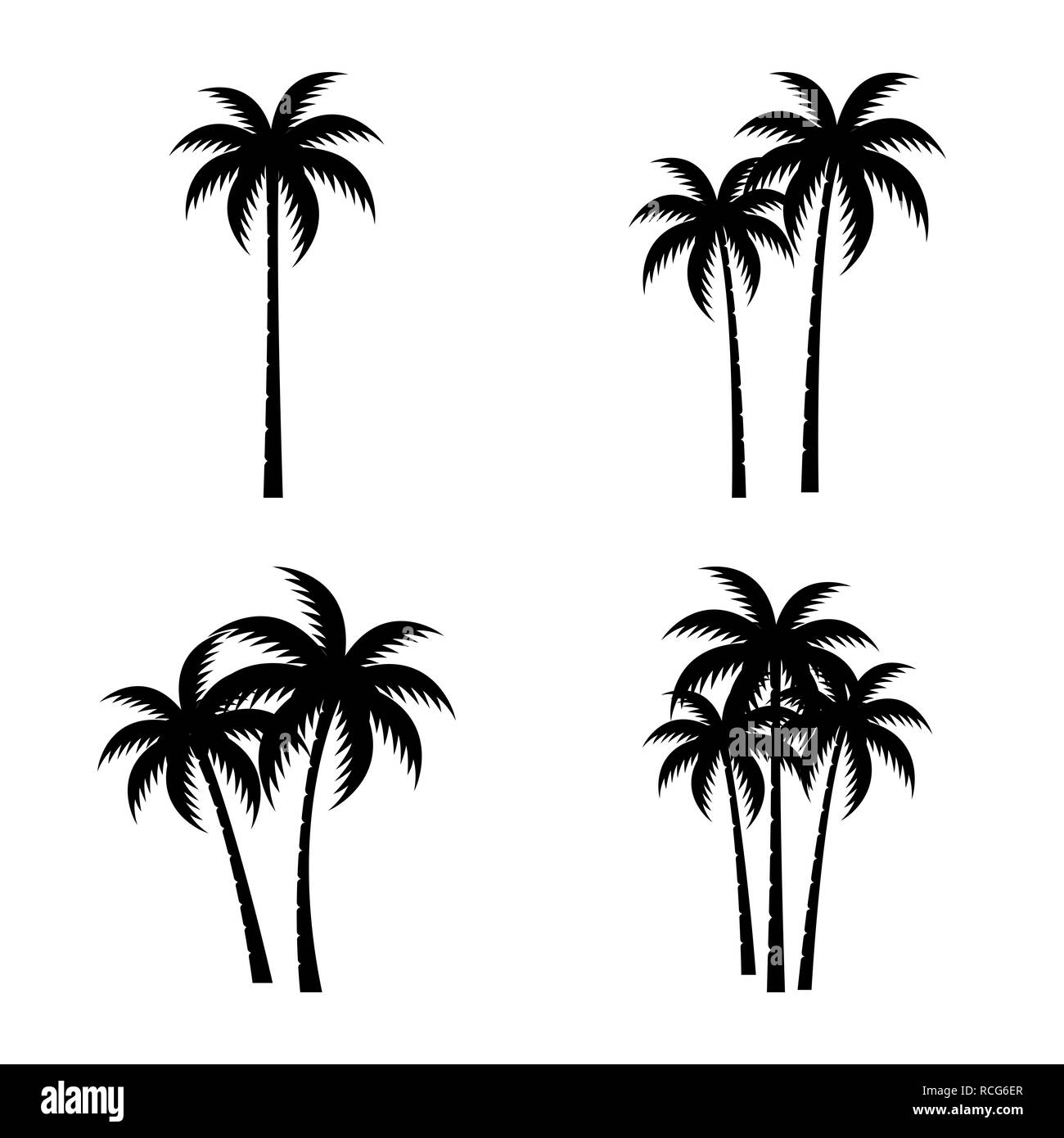 palm tree vector design Stock Photo - Alamy