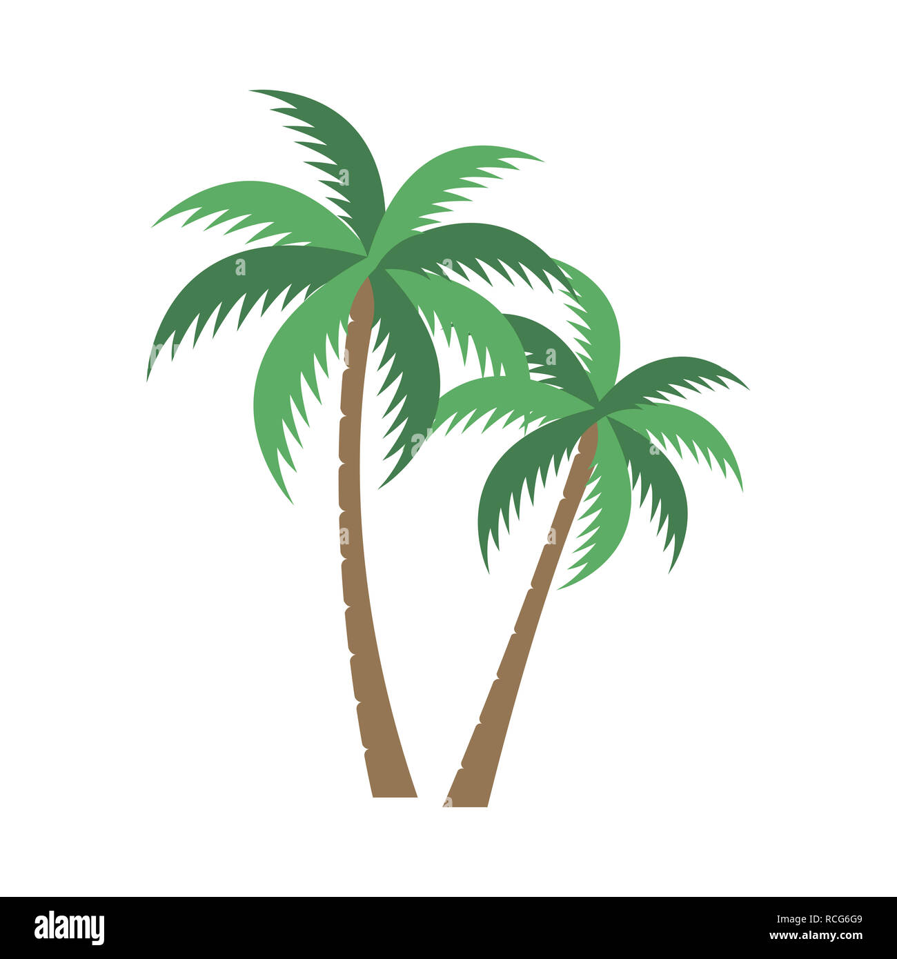 palm tree vector design Stock Photo - Alamy