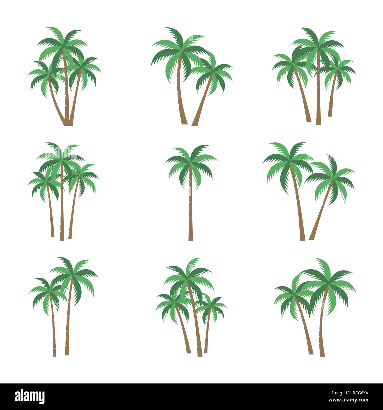 palm tree vector design Stock Photo - Alamy
