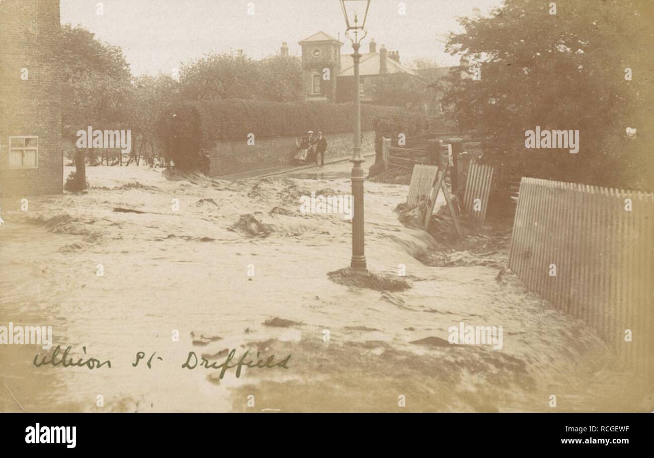 Albion Street, Driffield 1910 (archive ref PO-1-33-16) (34893819780). Stock Photo